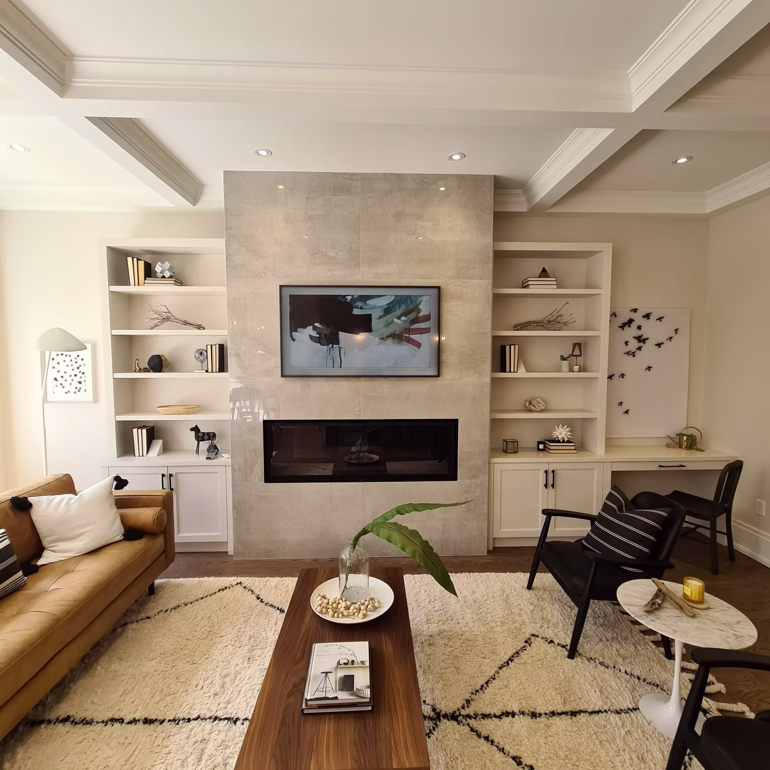 Interior view of a custom Magnolia Fine Home featuring open-concept layout, neutral tones, and luxury finishes